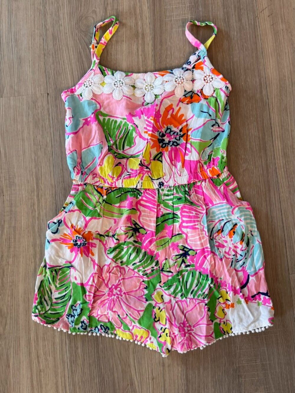 Lilly Pulitzer Target Romper girls Small 6 6X Adorable!